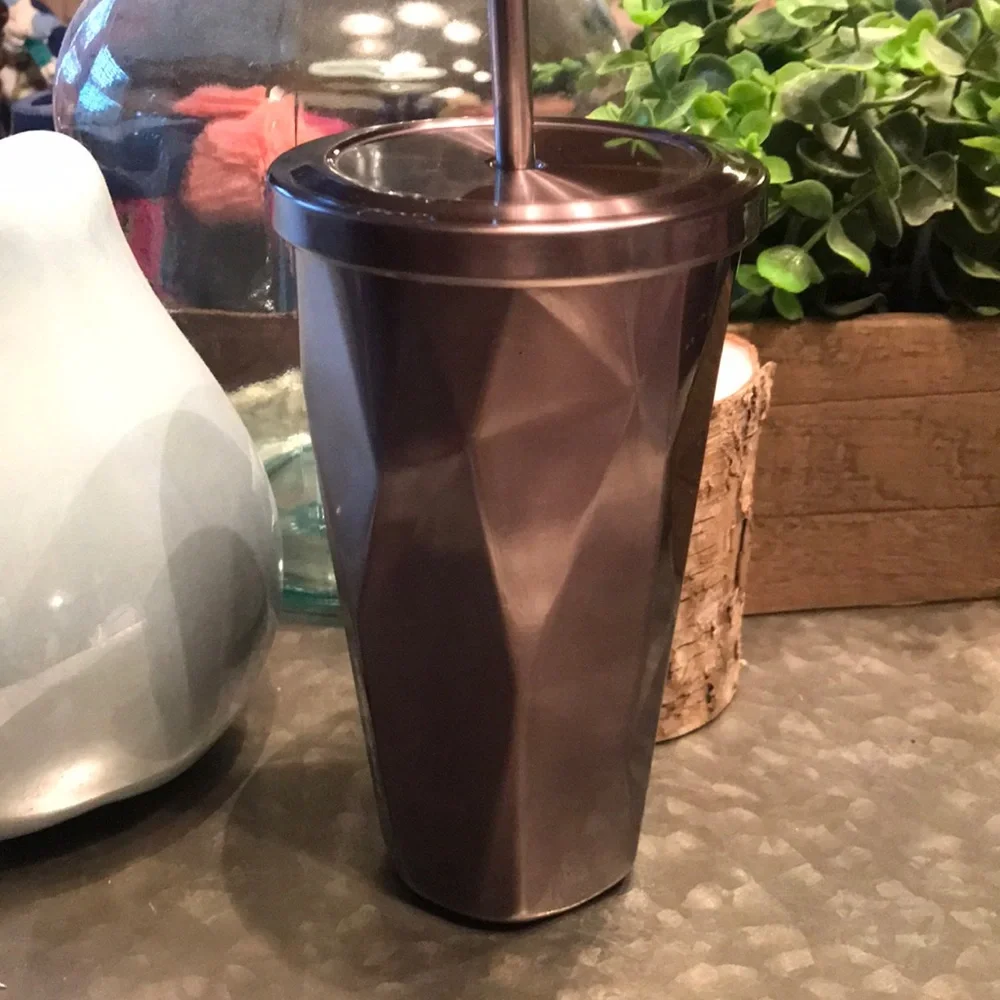 Starbucks Grande Chiseled Stainless Steel Tumbler